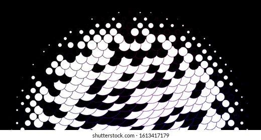 Light Blue, Red vector pattern with spheres. Abstract decorative design in gradient style with bubbles. Pattern for business ads.