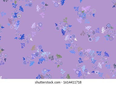 Light Blue, Red vector pattern with random forms. Illustration with colorful gradient shapes in abstract style. Best smart design for your business.