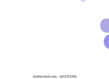 Light Blue, Red vector pattern with spheres. Blurred bubbles on abstract background with colorful gradient. Pattern for textures of wallpapers.