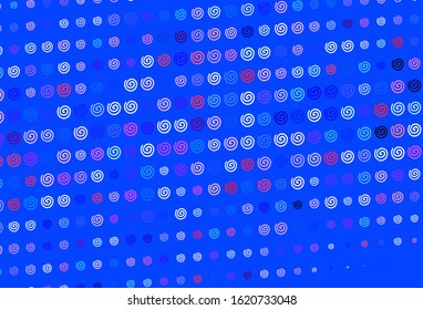 Light Blue, Red vector pattern with lines. A completely new colorful illustration in simple style. Template for cell phone screens.