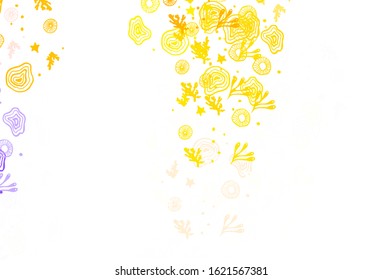 Light Blue, Red vector pattern with random forms. Simple colorful illustration with abstract gradient shapes. Modern design for your business card.