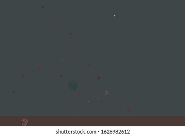 Light Blue, Red vector pattern with random forms. Simple colorful illustration with abstract gradient shapes. Elegant design for wallpapers.
