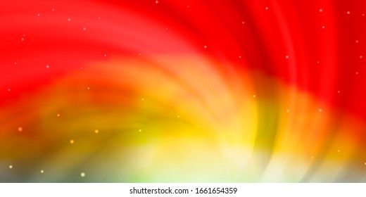 Light Blue, Red vector pattern with abstract stars. Decorative illustration with stars on abstract template. Best design for your ad, poster, banner.