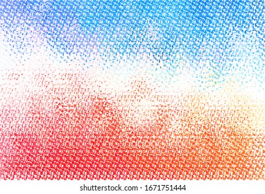 Light Blue, Red vector pattern with spheres. Beautiful colored illustration with blurred circles in nature style. Pattern for ads, leaflets.