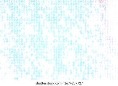 Light Blue, Red vector pattern with spheres. Illustration with set of shining colorful abstract circles. Pattern for ads, leaflets.