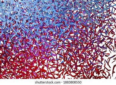 Light Blue, Red vector pattern with sharp lines. Colorful shining illustration with lines on abstract template. Pattern for ad, booklets, leaflets.