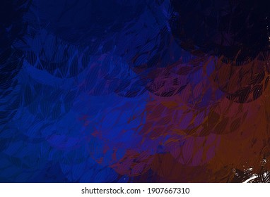 Light Blue, Red vector pattern with random forms. Simple colorful illustration with abstract gradient shapes. Modern design for your business card.