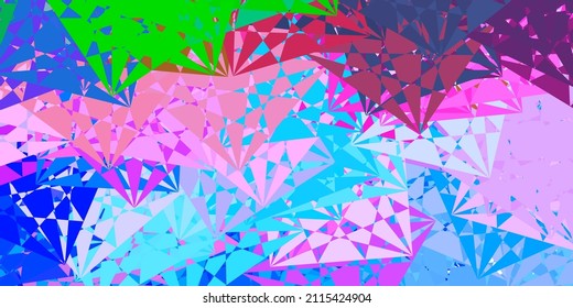 Light Blue, Red vector pattern with abstract shapes. Simple design in abstract style with gradient forms. Background for cell phones.