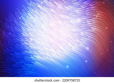 Light Blue, Red vector pattern with lines. A sample with colorful lines, shapes. Best design for your business.