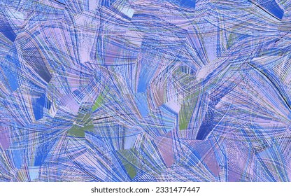 Light Blue, Red vector pattern with random forms.