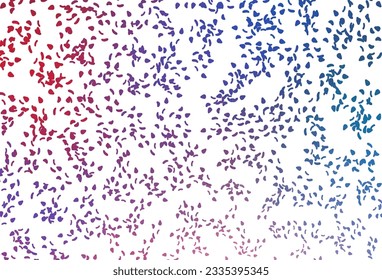 Light Blue, Red vector pattern with chaotic shapes. Illustration with colorful gradient shapes in abstract style. Best smart design for your business.