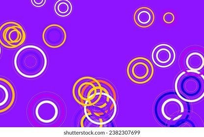Light Blue, Red vector pattern with spheres. Blurred decorative design in abstract style with bubbles. Pattern for textures of wallpapers.