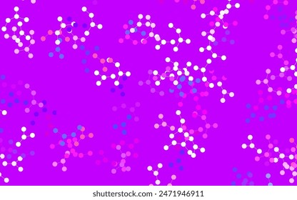 Light Blue, Red vector pattern with artificial intelligence network. Colorful design in simple style with AI links. Pattern for science, futuristic designs.