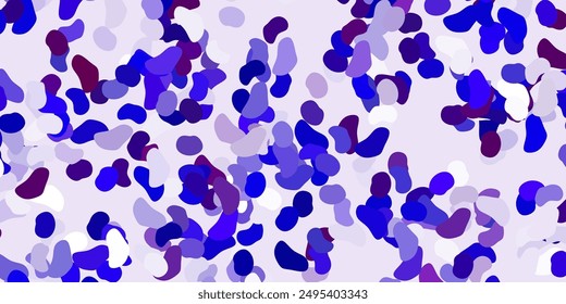 Light blue, red vector pattern with abstract shapes. Colorful abstract forms with gradient in simple style. Simple illustration for your web site.