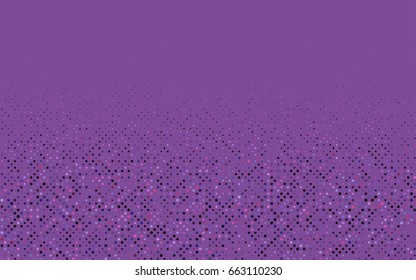 Light Blue, Red vector red pattern of geometric circles, shapes. Colorful mosaic banner. Geometric background with colored disks.