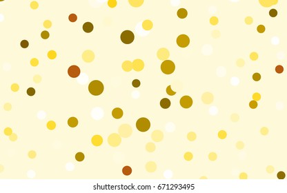 Light Blue, Red vector pattern with colored spheres. Geometric sample of repeating circles on white background in halftone style.