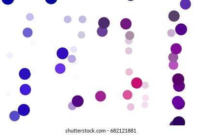 Light Blue, Red vector red pattern of geometric circles, shapes. Colorful mosaic banner. Geometric background with colored disks.