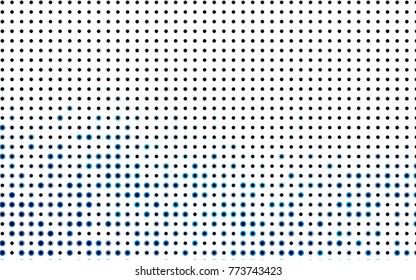 Light Blue, Red vector red pattern of geometric circles, shapes. Colorful mosaic banner. Geometric background with colored disks.