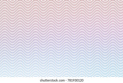 Light Blue, Red vector red pattern of geometric circles, shapes. Colorful mosaic banner. Geometric background with colored disks.