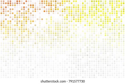 Light Blue, Red vector red pattern of geometric circles, shapes. Colorful mosaic banner. Geometric background with colored disks.