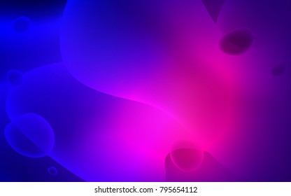 Light Blue, Red vector pattern with bent ribbons. Creative geometric illustration in memphis style with gradient. The best blurred design for your business.