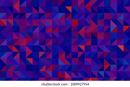 Light Blue, Red vector polygon abstract pattern. Shining illustration, which consist of triangles. Brand-new style for your business design.