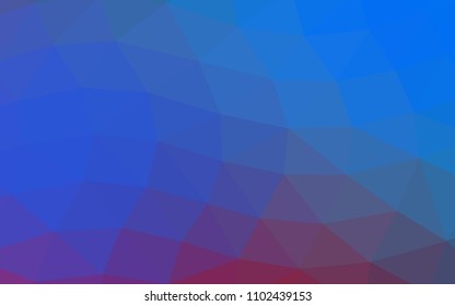 Light Blue, Red vector polygon abstract polygon abstract. Shining colored illustration in a Brand new style. The elegant pattern can be used as part of a brand book.