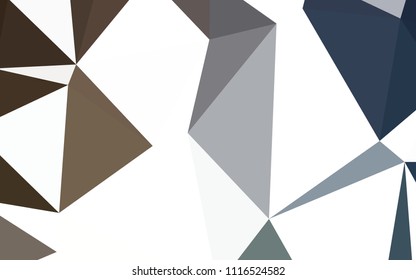 Light Blue, Red vector polygon abstract layout. Triangular geometric sample with gradient.  Textured pattern for your backgrounds.