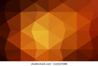 Light Blue, Red vector polygon abstract backdrop. Colorful illustration in polygonal style with gradient. That pattern can be used as a part of a brand book.
