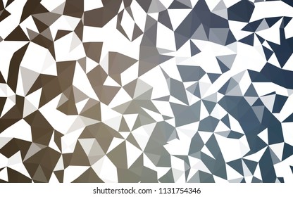 Light Blue, Red vector polygon abstract layout. Modern abstract illustration with triangles. Triangular pattern for your design.