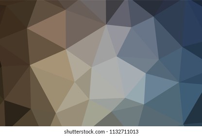 Light Blue, Red vector polygon abstract backdrop. Colorful illustration in polygonal style with gradient. Brand new style for your business design.