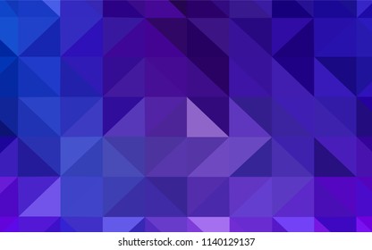 Light Blue, Red vector polygon abstract background. Colorful illustration in abstract style with triangles. Template for cell phone's backgrounds.