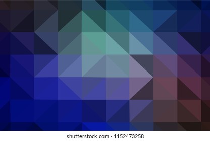 Light Blue, Red vector polygon abstract layout. A completely new color illustration in a polygonal style. Completely new template for your banner.