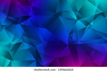 Light Blue, Red vector polygon abstract backdrop. Modern abstract illustration with triangles. Brand new design for your business.