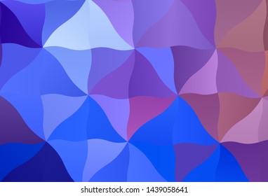 Light Blue, Red vector polygon abstract backdrop. A completely new color illustration in a polygonal style. Best triangular design for your business.