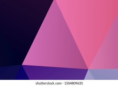Light Blue, Red vector polygon abstract backdrop. Triangular geometric sample with gradient.  Template for cell phone's backgrounds.
