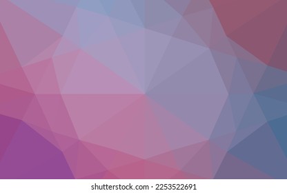 Light Blue, Red vector polygon abstract backdrop. Shining colored illustration in a Brand new style. Triangular pattern for your business design.