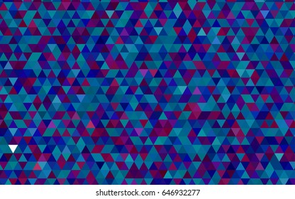 Light Blue, Red vector polygon abstract template. Geometric illustration in Origami style with gradient.  The completely new template can be used for your brand book.