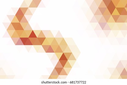 Light Blue, Red vector polygon abstract pattern. Shining illustration, which consist of triangles. The template can be used as a background for cell phones.