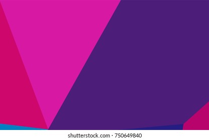 Light Blue, Red vector polygon abstract background. Shining colored illustration in a brand-new style. The polygonal design can be used for your web site.
