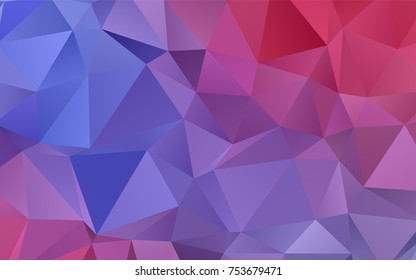 Light Blue, Red vector polygon abstract background. Colorful abstract illustration with gradient. The template can be used as a background for cell phones.