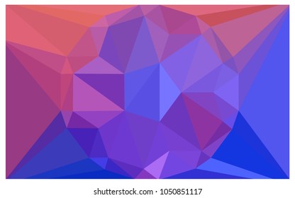 Light Blue, Red vector polygonal illustration, which consist of triangles with a gemstone in center. Triangular design of a huge diamond for your business. Creative geometric background of gems.