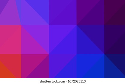 Light Blue, Red vector polygonal pattern. Colorful illustration in polygonal style with gradient. That new template can be used for your brand book.