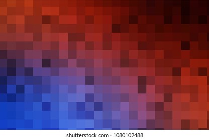Light Blue, Red vector polygonal illustration consisting of rectangles. Rectangular design for your business. Creative geometric background in origami style with gradient.