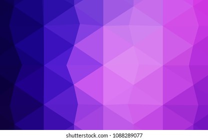 Light Blue, Red vector polygonal template. Creative geometric illustration in Origami style with gradient. Brand-new style for your business design.
