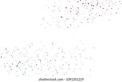 Light Blue, Red vector polygonal illustration consisting of rectangles. Rectangular design for your business. Creative geometric background in origami style with gradient.