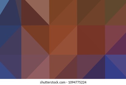 Light Blue, Red vector polygonal background. Shining colored illustration in a new style. Brand-new design for your business.