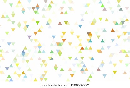 Light Blue, Red vector polygonal template. Brand-new colored illustration in blurry style with gradient. A completely new template for your business design.