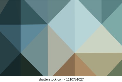 Light Blue, Red vector polygonal template. Glitter abstract illustration with an elegant design. That pattern can be used as a part of a brand book.