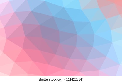 Light Blue, Red vector polygonal polygonal. A sample with polygonal shapes. The polygonal design can be used for your web site.